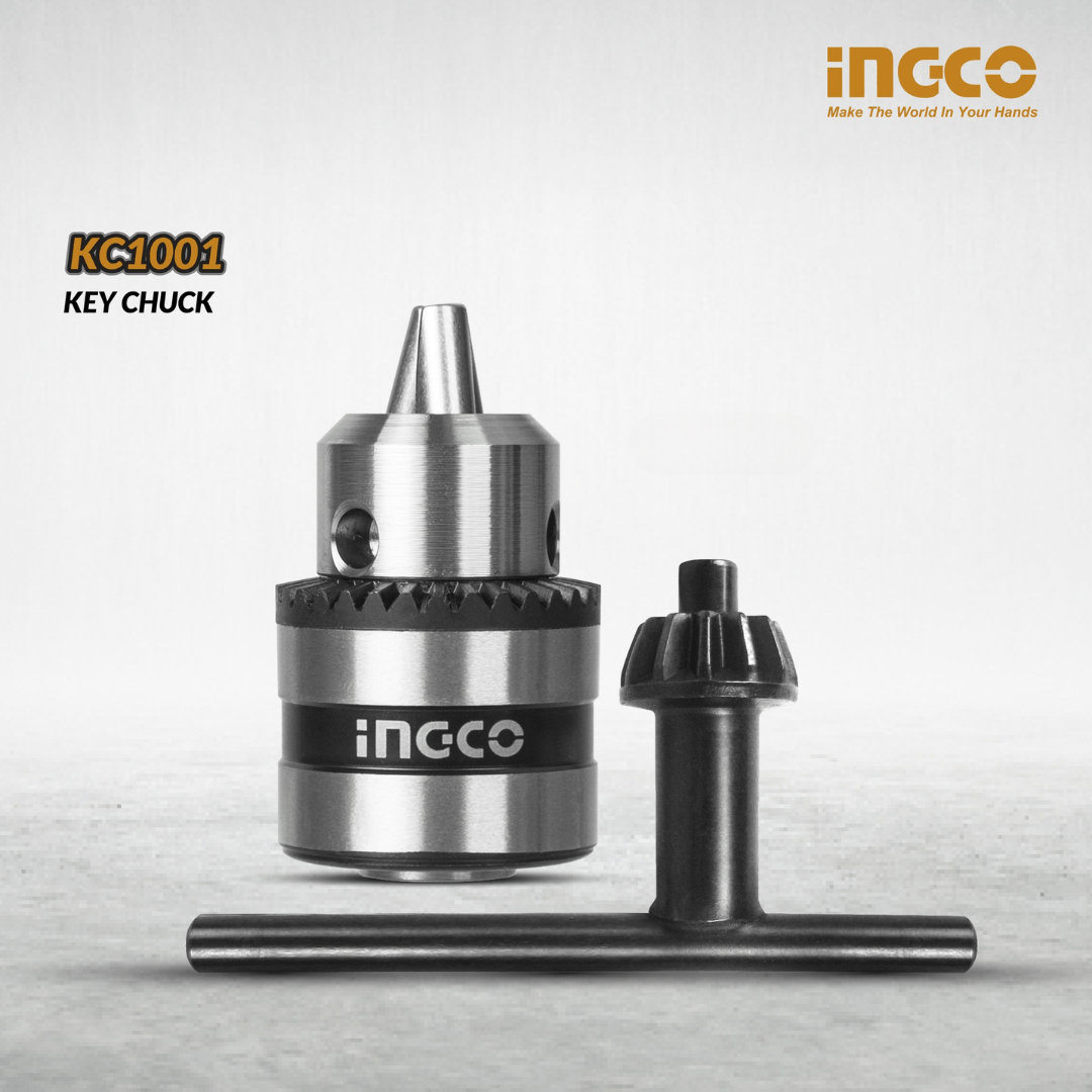 Ingco Chuck Keys & Specialty Accessories Ingco 10mm Chuck Key with Adaptor - KC1001