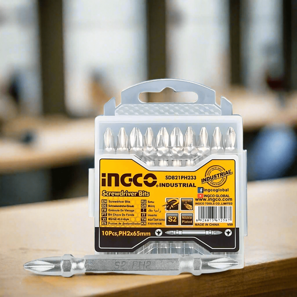 Ingco Screwdriver Bits Ingco 10pcs Screwdriver Bits Set 50mm Two Sides - SDB21PH223