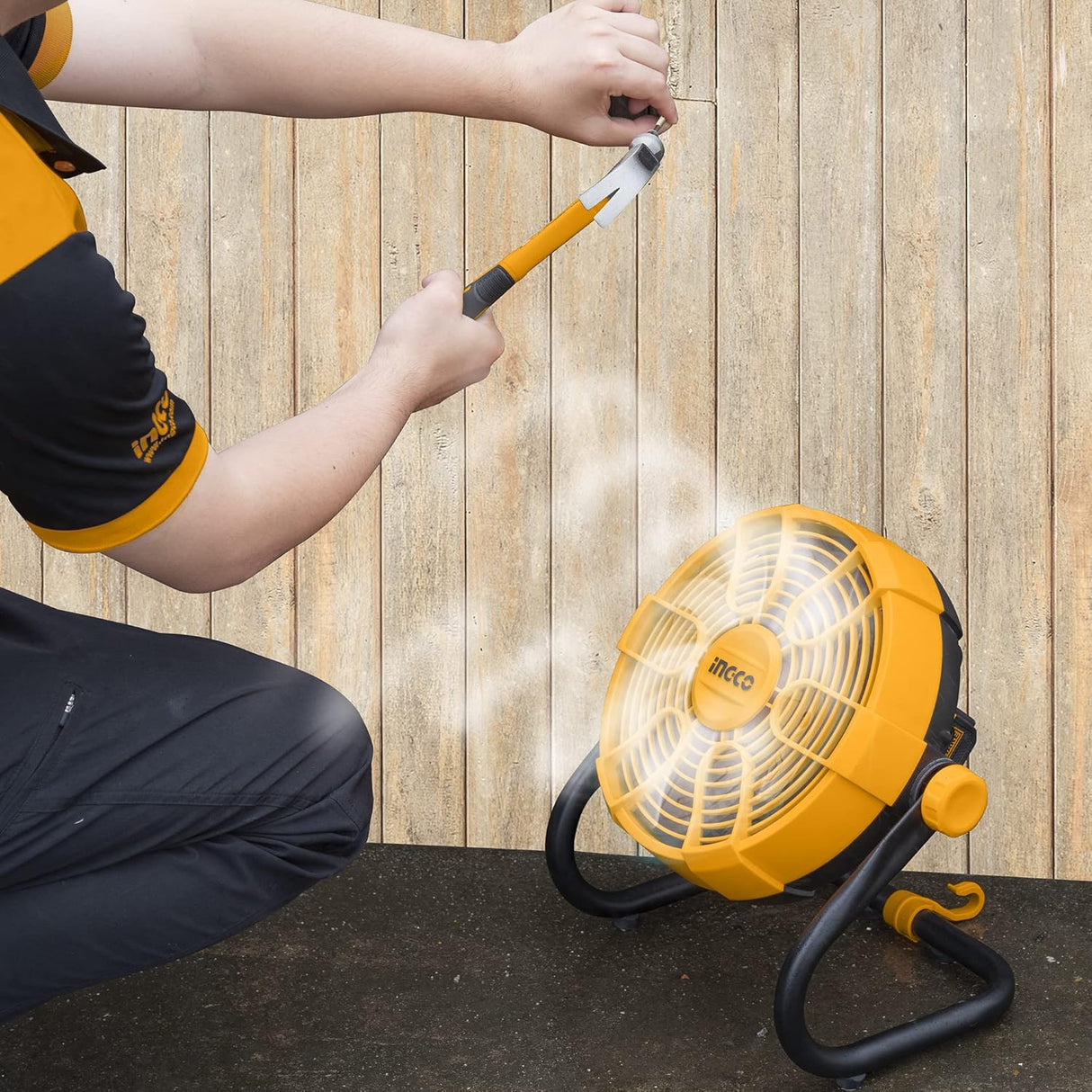 Ingco Specialty Power Tool Ingco 11" 20V Lithium-Ion Fan with 2 Speed Settings – CFALI2002