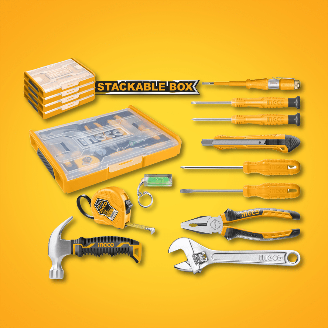 Ingco Tool Set Ingco 11 Pieces Household Tool Set - HKTV01H111