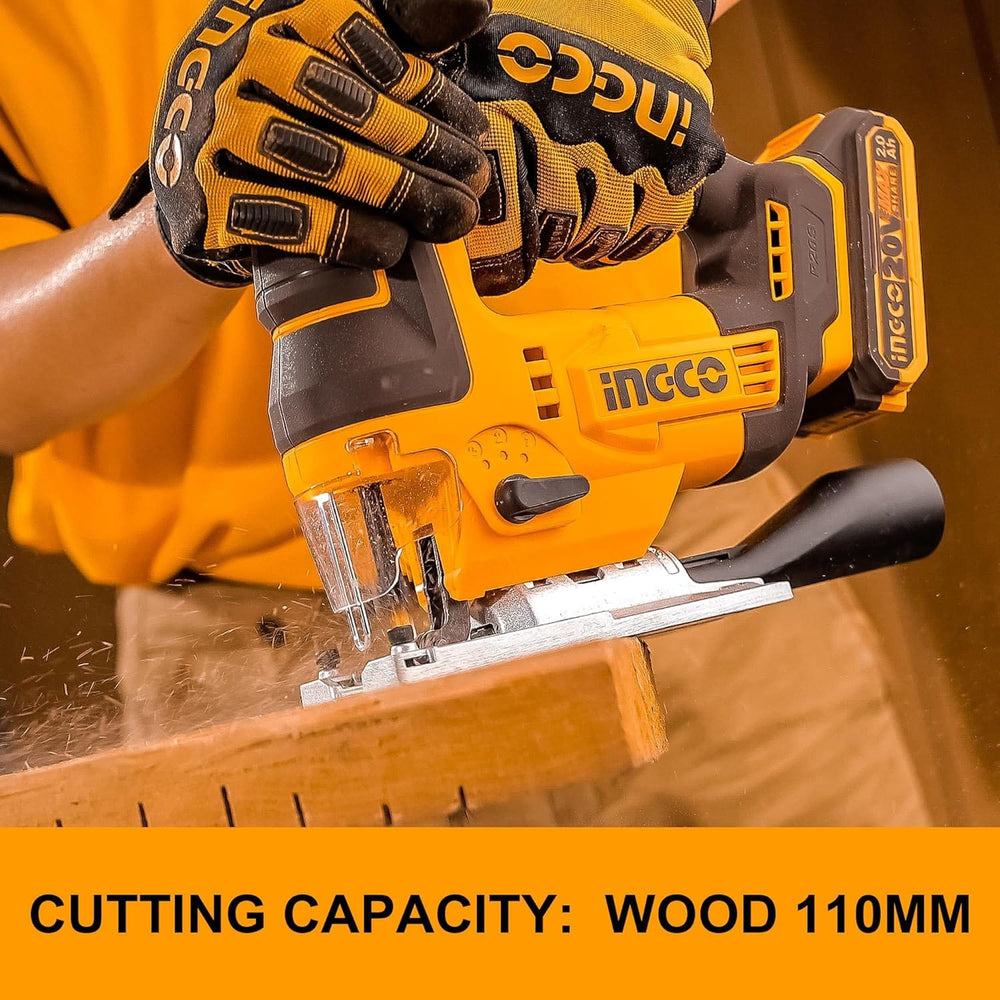 Ingco Jigsaw Ingco 110mm Cordless Jig Saw 20V - CJSLI1008