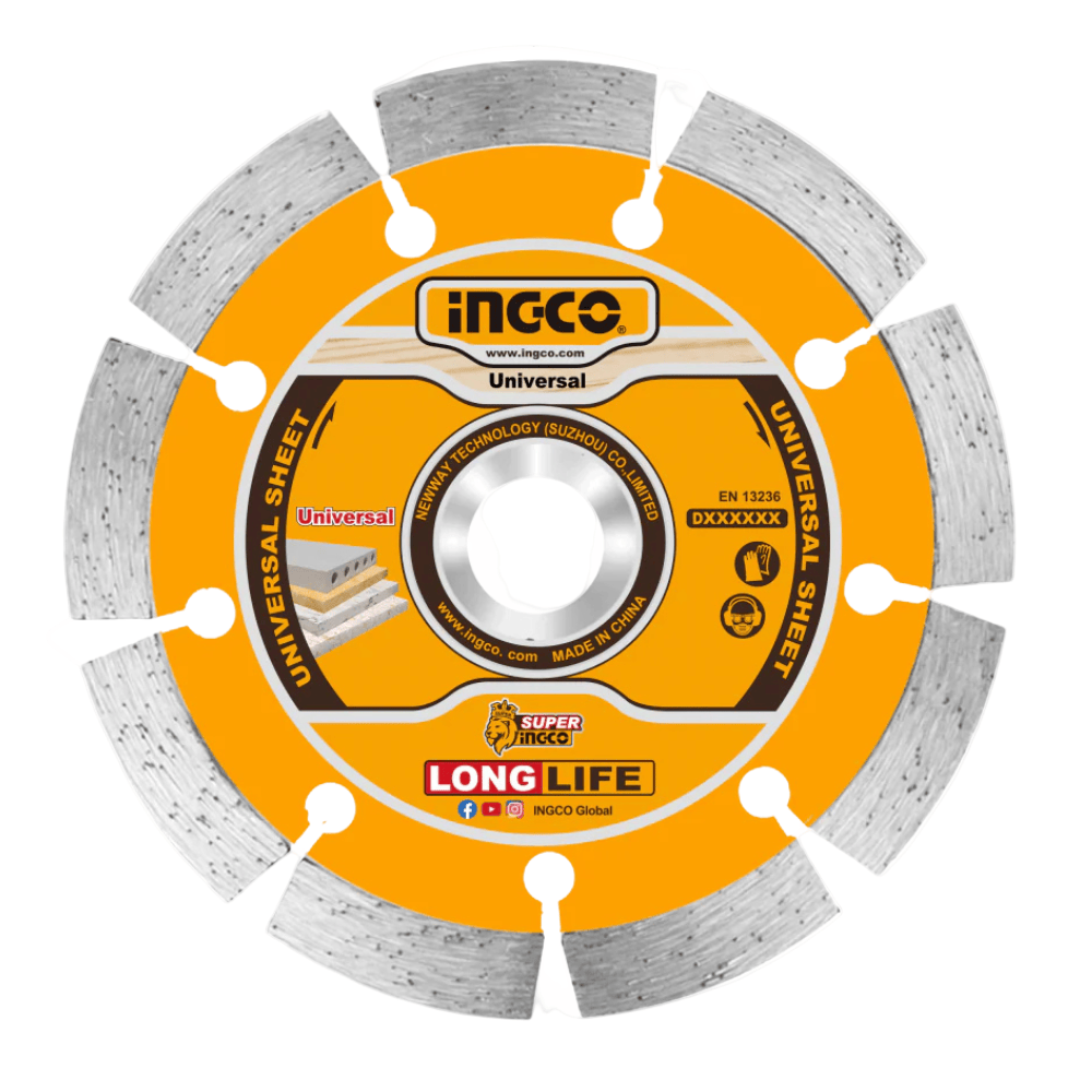 Ingco Grinding & Cutting Wheels Ingco 115(4-1/2")X22.2mm Dry Diamond Disc - DMD011152