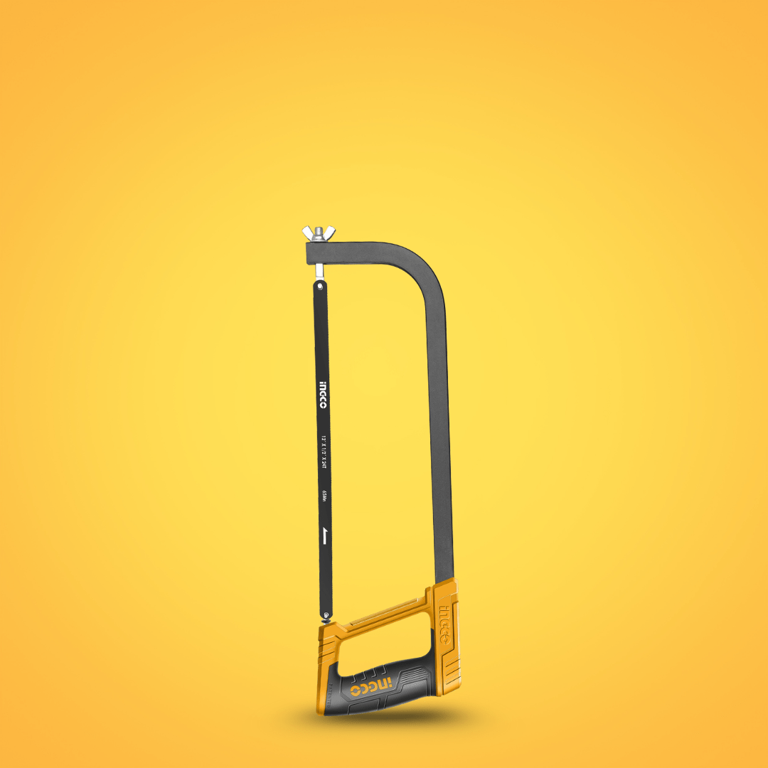 Ingco Hand Saws & Cutting Tools Ingco 12" Adjustable Hacksaw Frame with Soft Grip – HHFS3068