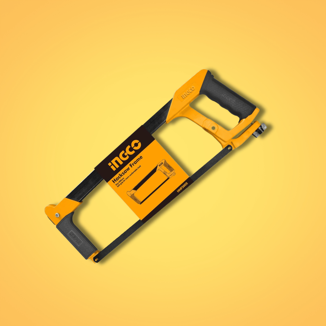 Ingco Hand Saws & Cutting Tools Ingco 12" Industrial Adjustable Frame with Soft Grip Hacksaw - HHF3008