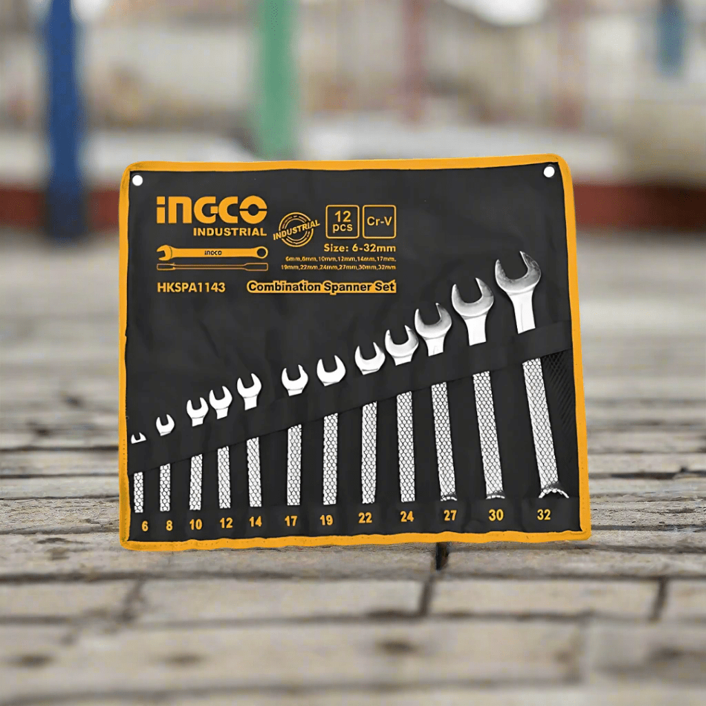 Ingco Wrenches Ingco 12-Piece Combination Spanner Set - HKSPA1143