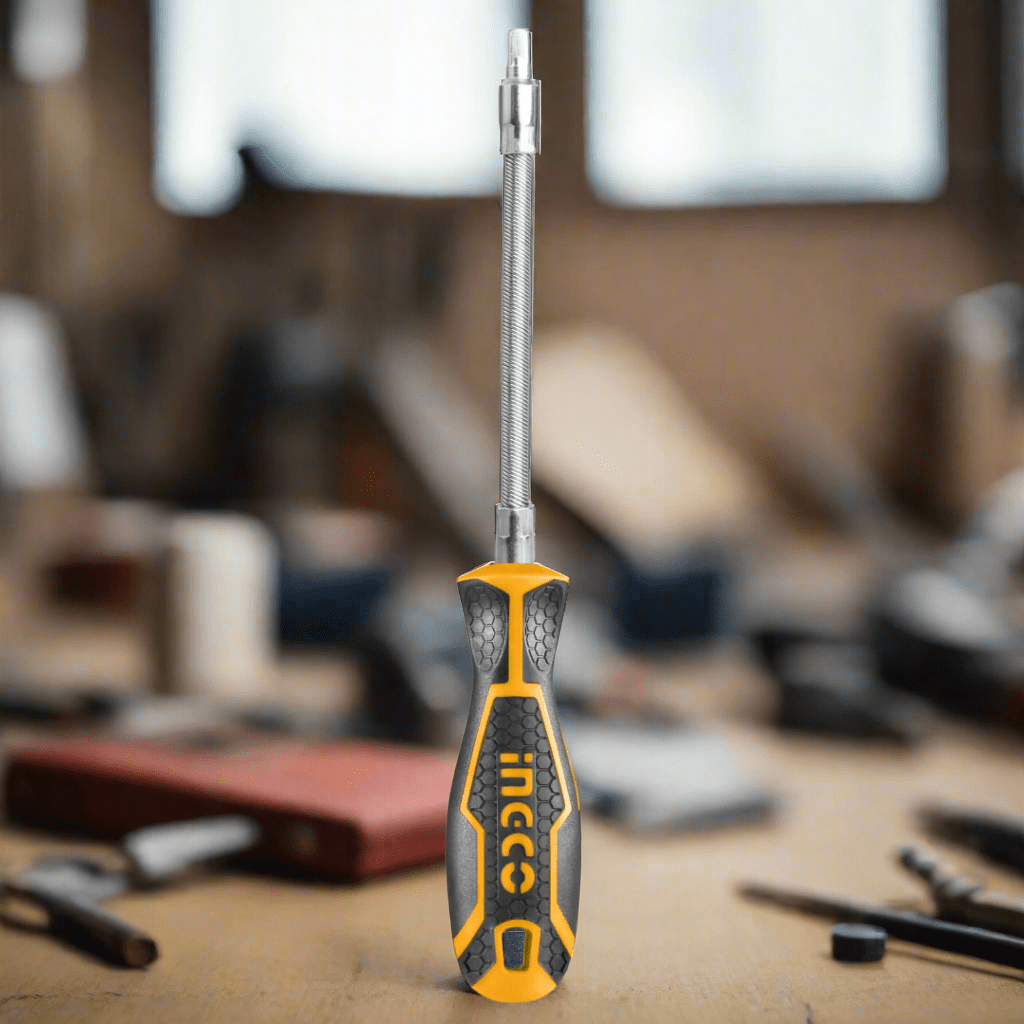 Ingco Screwdrivers Ingco 12-Piece Flexible Shaft Screwdriver Set – AKSDFL1208
