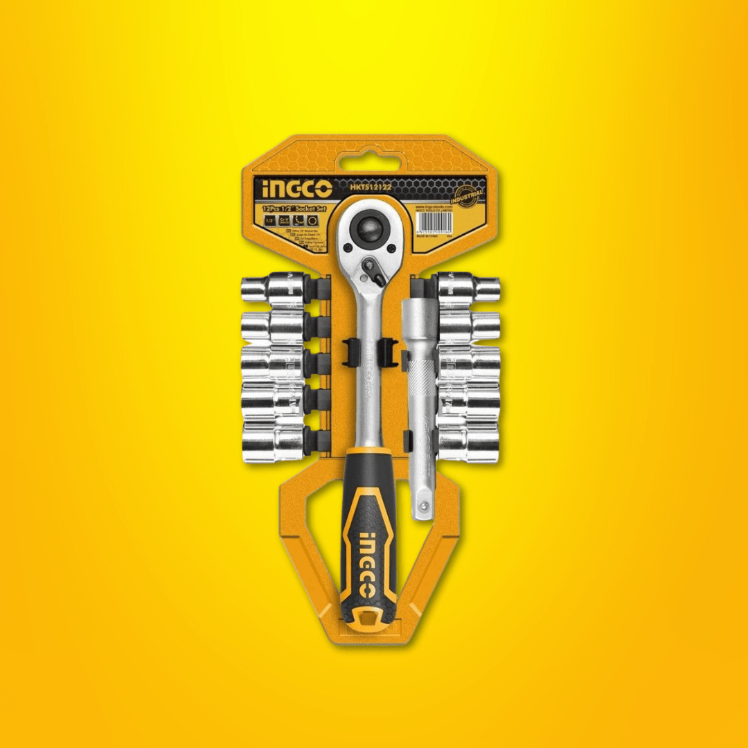 Ingco Sockets & Hex Keys Ingco 12-Pieces 1/2″ Socket Set - HKTS12122
