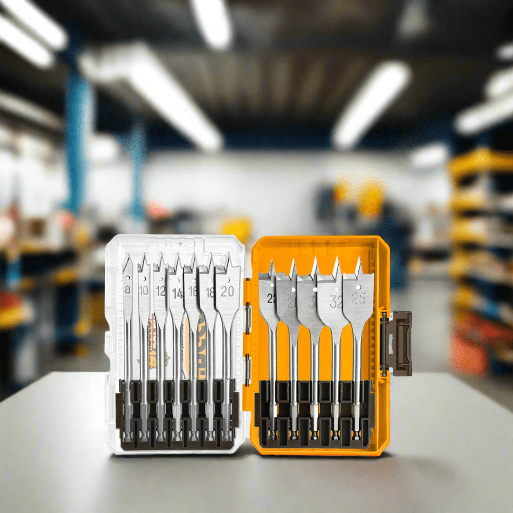 Ingco Drill Bits Ingco 12 Pieces Flat Wood Drill Bits Set - AKDL1206