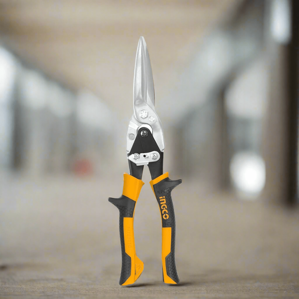 Ingco Hand Saws & Cutting Tools Ingco 12" Straight Aviation Snip with Soft Grip Handle – HTSN0112S