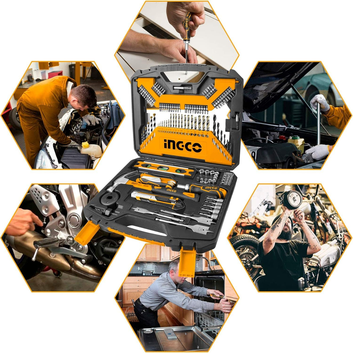 Ingco Drill Bits Ingco 120-Piece Drill Bits & Accessories Set – HKTAC011201