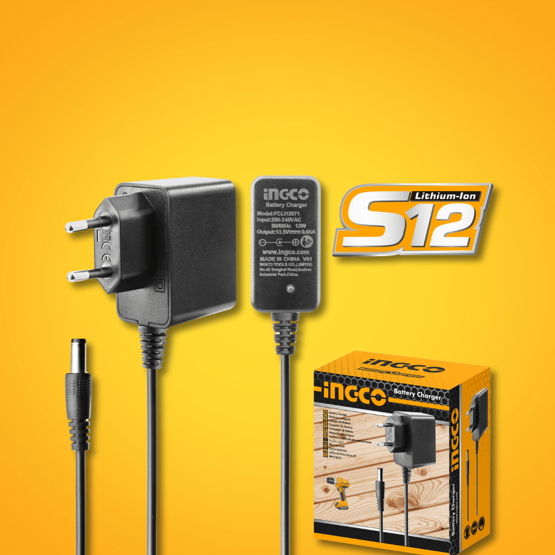 Ingco Batteries & Chargers Ingco 12V Battery Charger with 2-Hour Fast Charging - FCLI12071