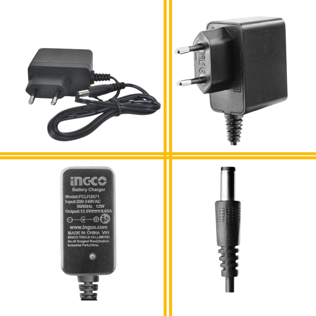 Ingco Batteries & Chargers Ingco 12V Battery Charger with 2-Hour Fast Charging - FCLI12071