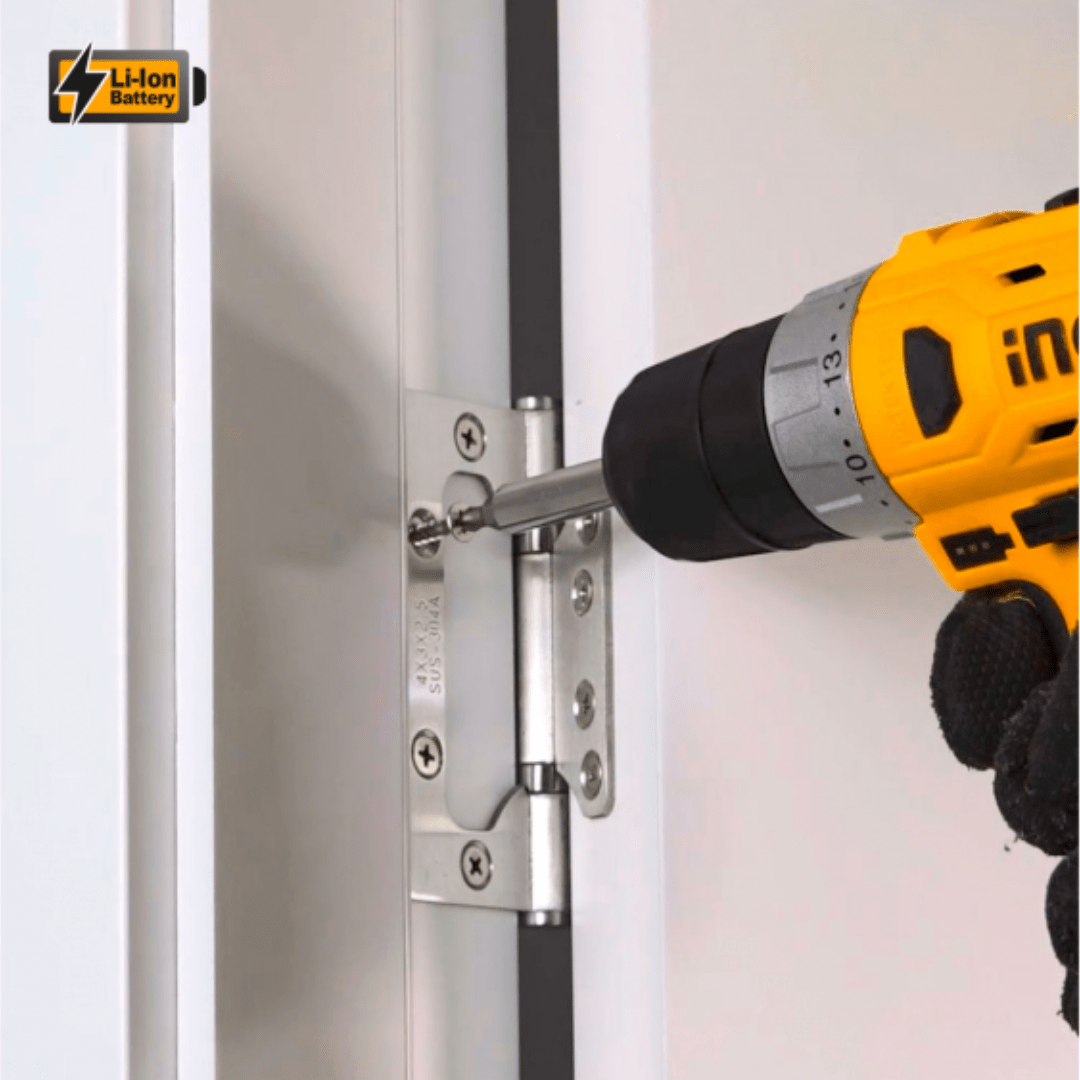 Ingco Drill Ingco 12V Lithium-Ion Cordless Drill | 20Nm Max Torque | Two Speed Settings - CDLI228120