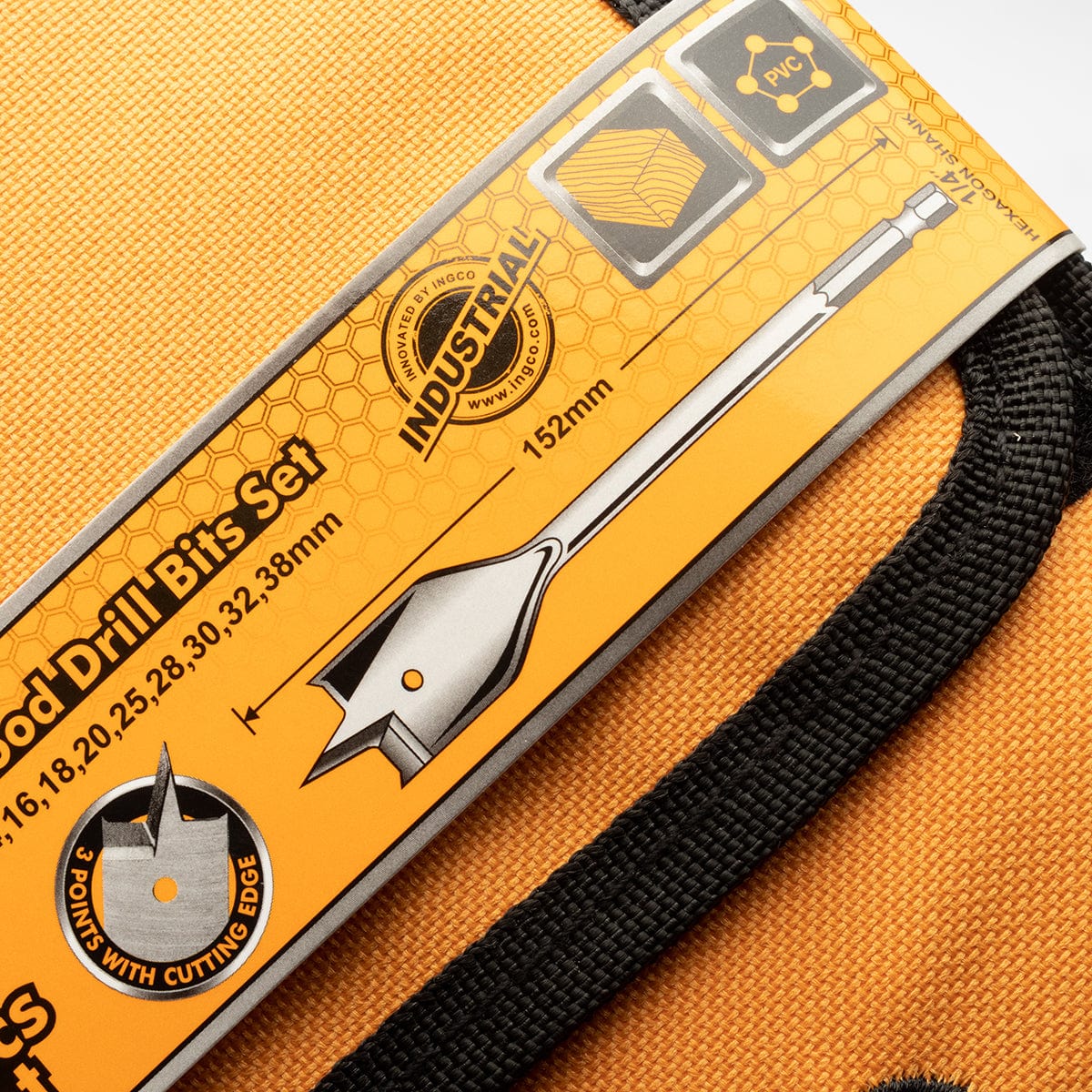 Ingco Drill Bits Ingco 13-Piece Flat Wood Drill Bits Set (6–38mm) - AKD41301