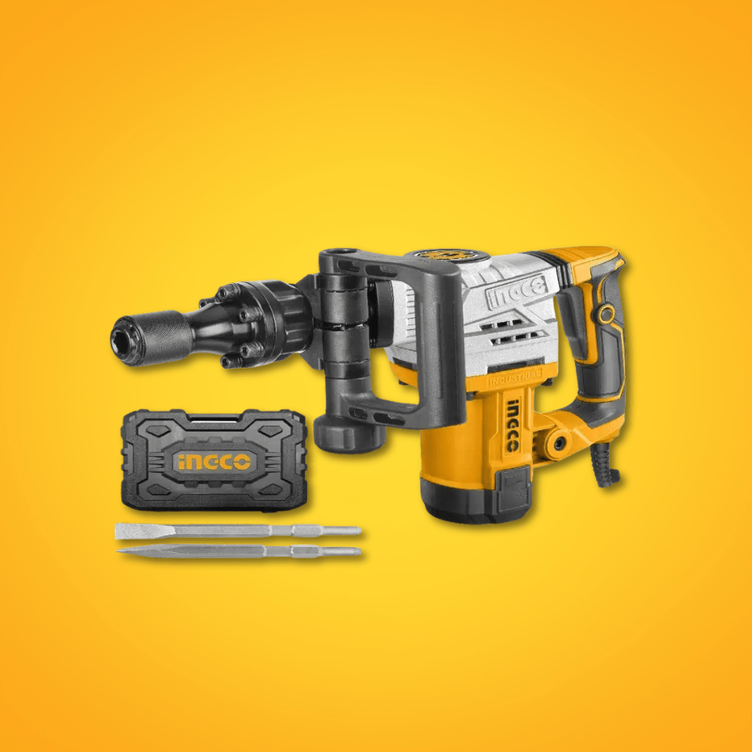 Ingco Demolition Hammer Ingco 1300W Demolition Breaker with HEX Chuck & Anti-Vibration System – PDB130018