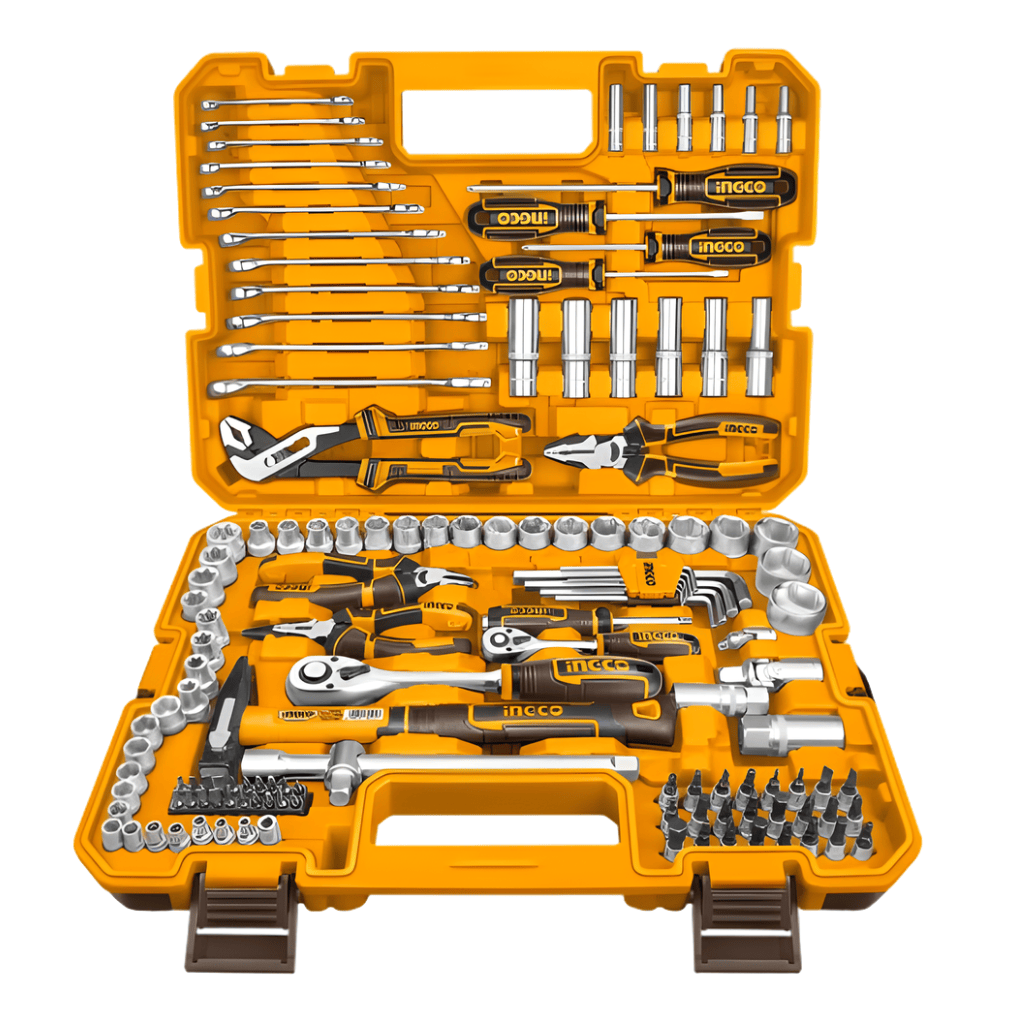 Ingco Sockets & Hex Keys Ingco 137-Piece Combination Tools Set - HKTHP21371