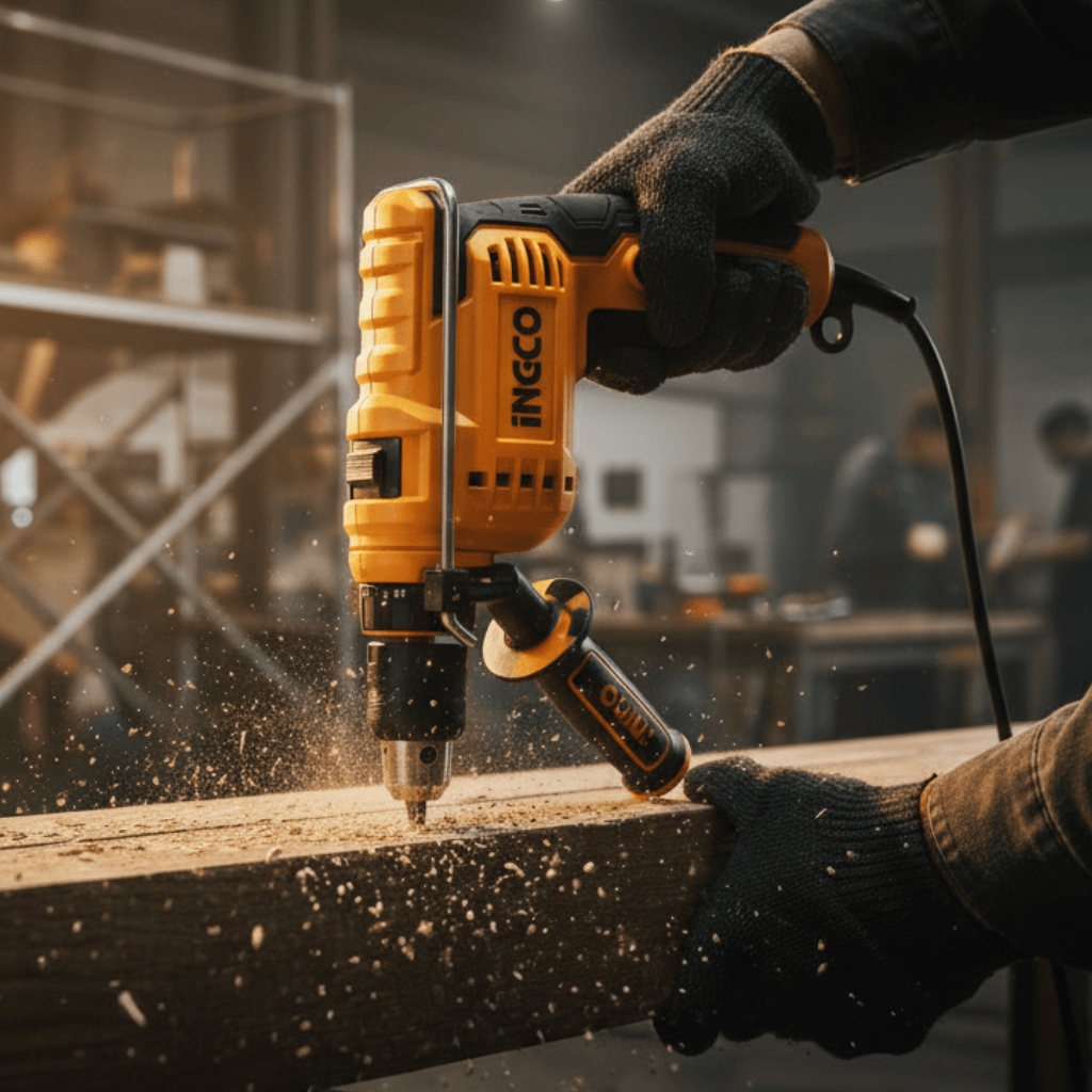 Ingco Drill Ingco 13mm Hammer Impact Drill 900W - ID90082