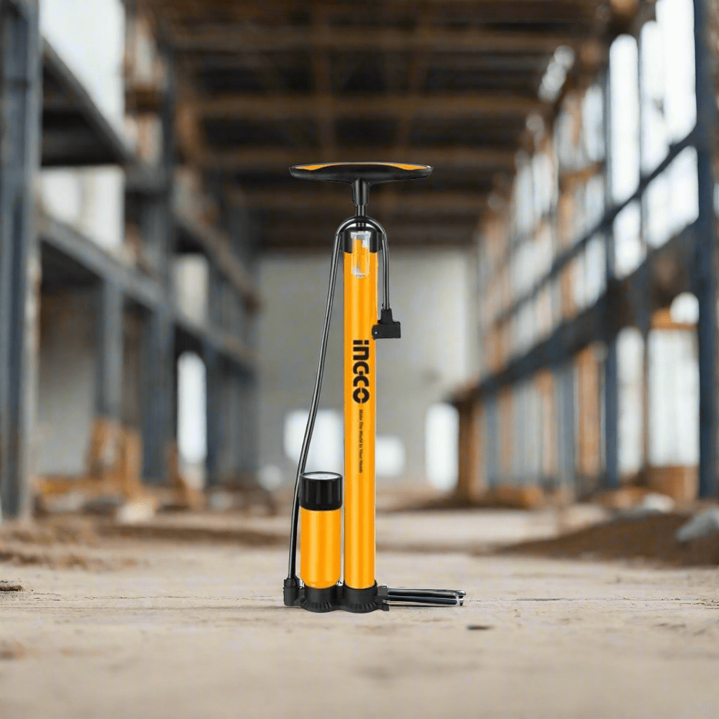 Ingco Compressor & Air Tool Accessories Ingco 140PSI Hand Pump with Dual-Unit Pressure Gauge – MPP3811