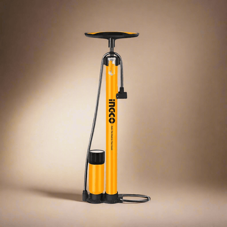 Ingco Compressor & Air Tool Accessories Ingco 140PSI Hand Pump with Dual-Unit Pressure Gauge – MPP3811