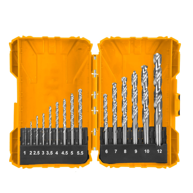 Ingco Drill Bits Ingco 15-Piece HSS Drill Bit Set – AKDL51501