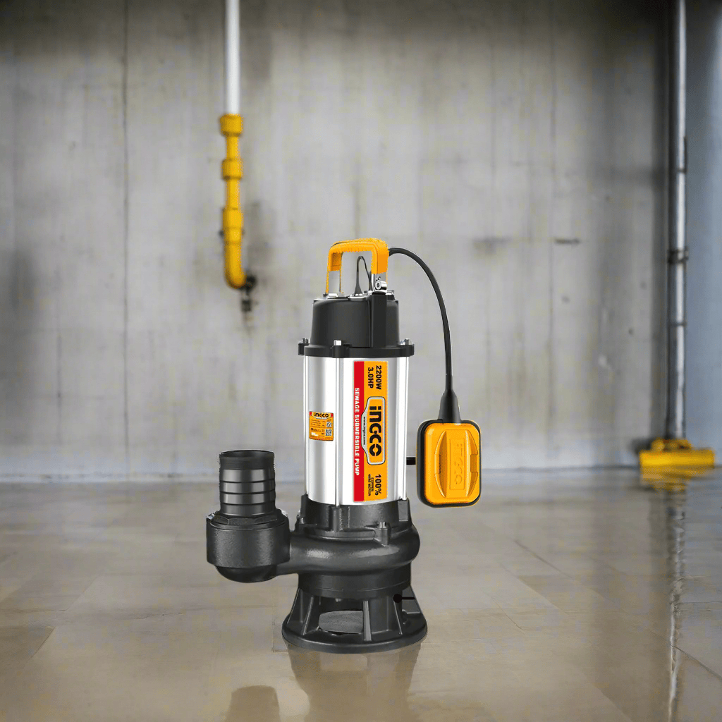 Ingco Submersible Pumps Ingco 1500W Sewage Submersible Pump 2.0HP - SPDB150068