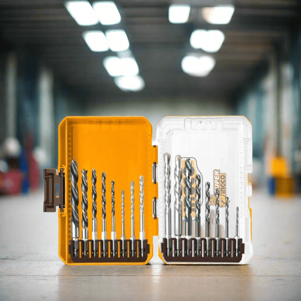 Ingco Drill Bits Ingco 16-Piece Drill Bit Set for Metal, Concrete & Wood - AKDL11606