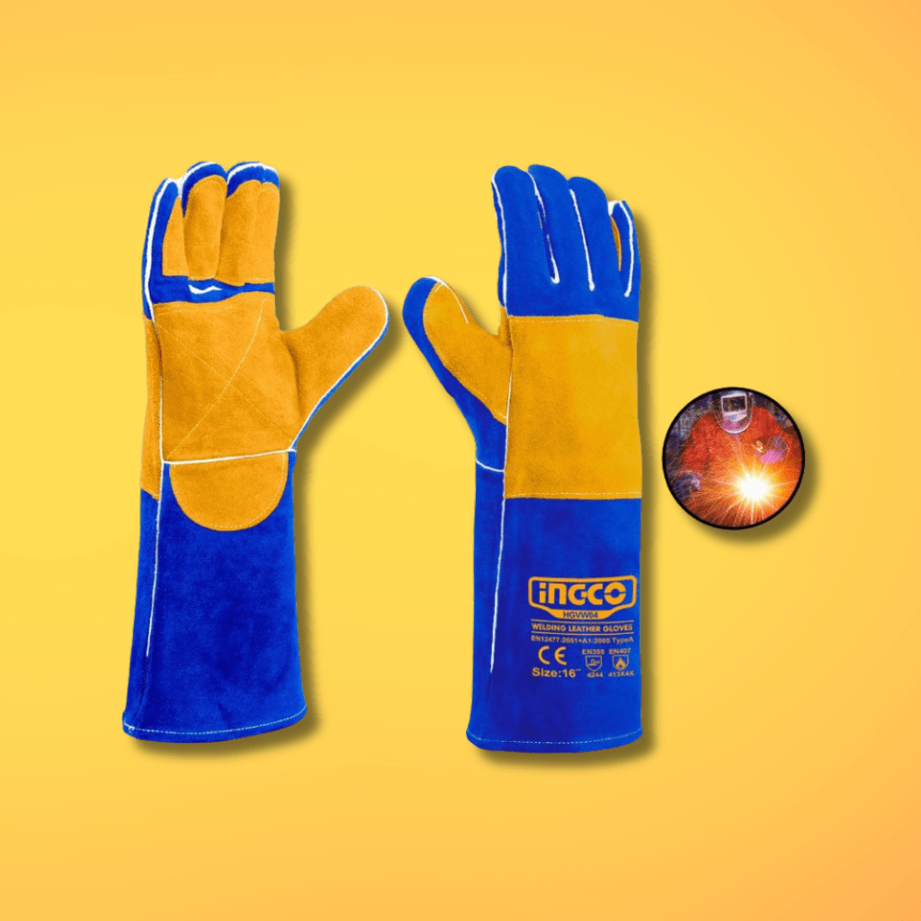 Ingco Work Gloves Ingco 16" Welding Leather Gloves with Kevlar Fire Thread – HGVW0