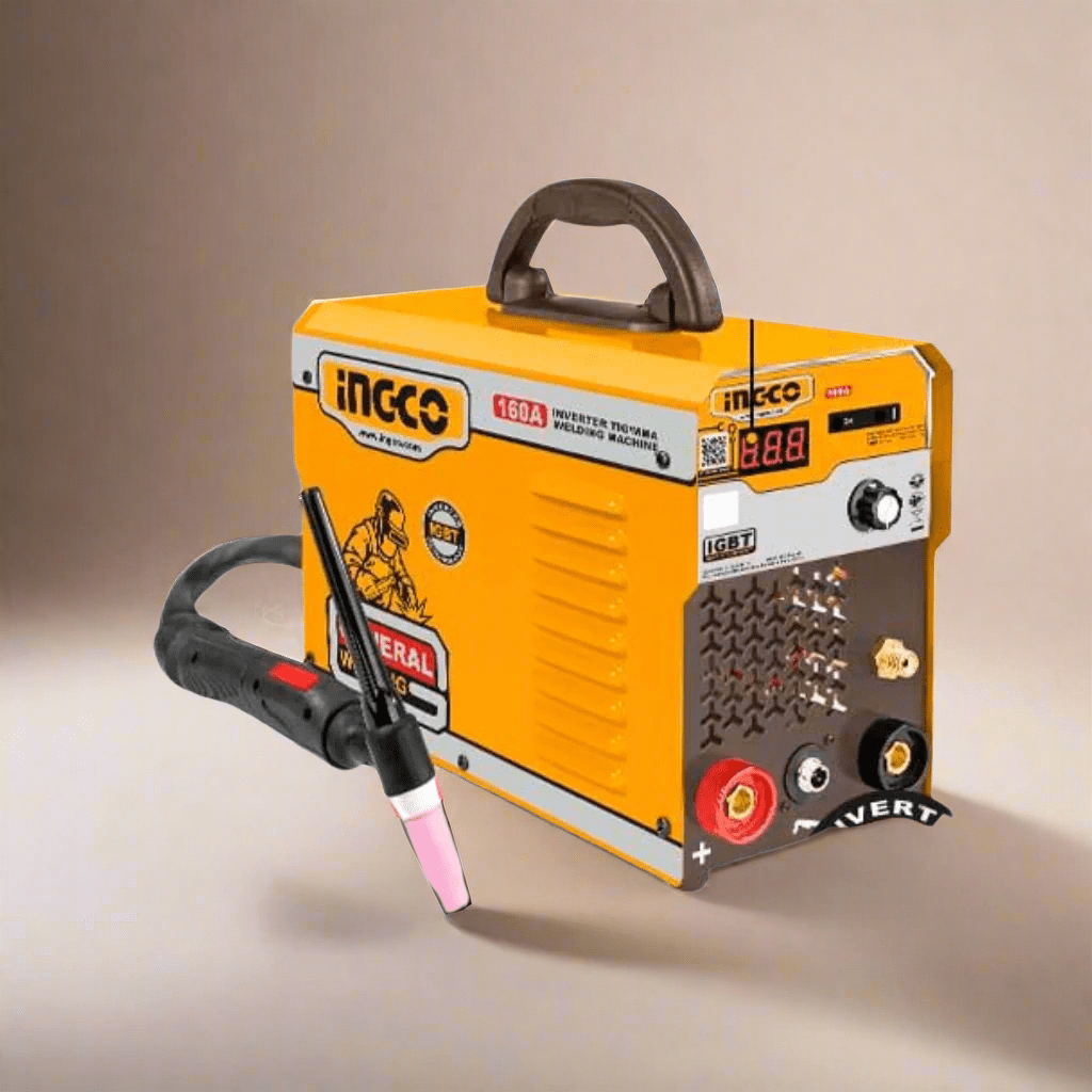 Ingco Welding Machine & Accessories Ingco 160A Inverter TIG/MMA Welding Machine with Pulse & Spot Function – ING-TIG1601