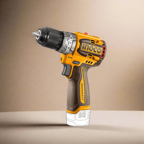 Ingco Drill Ingco 16V Lithium-Ion Cordless Drill with Brushless Motor & 2 Batteries – CDLI16682