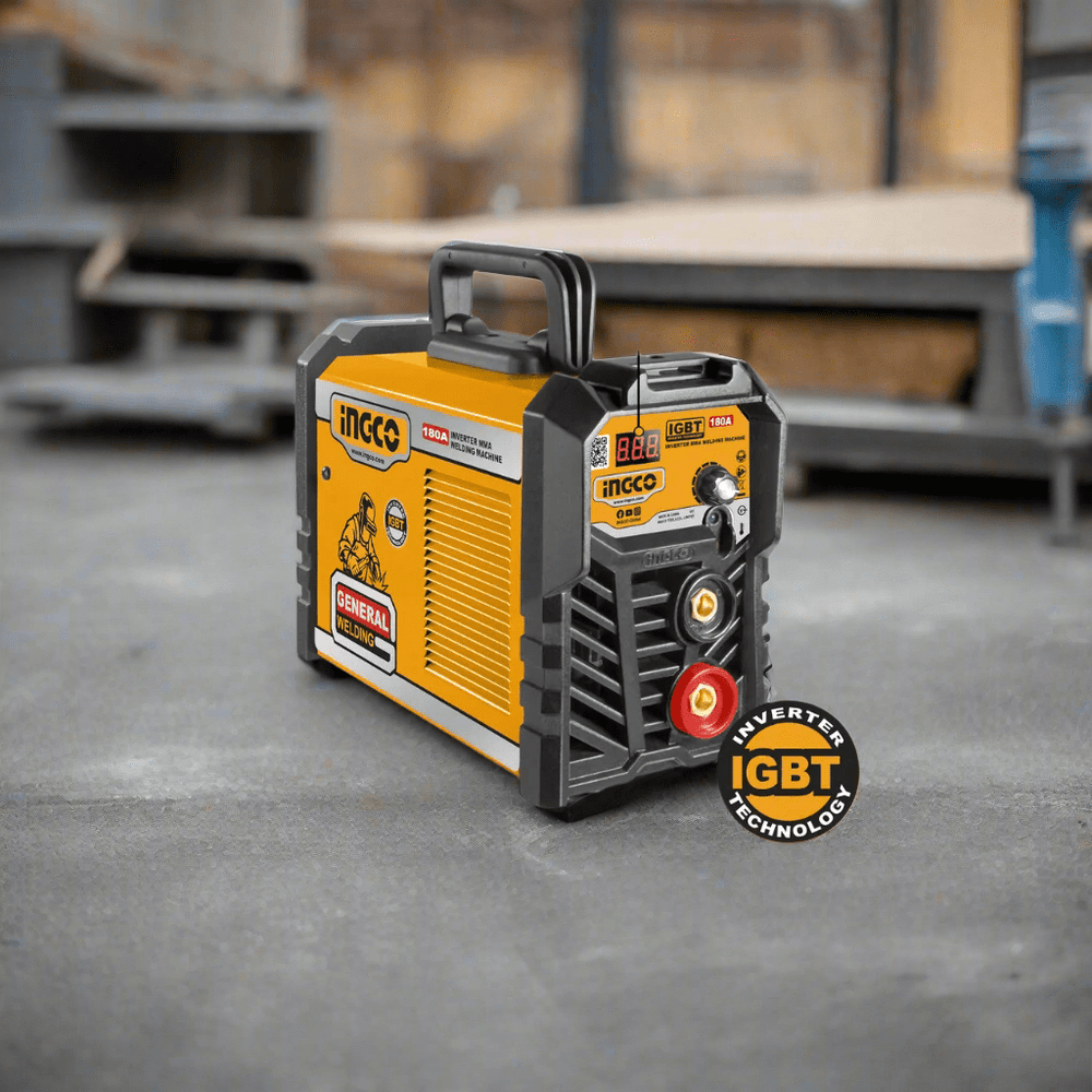 Ingco Welding Machine & Accessories Ingco 180A Inverter MMA Welding Machine with IGBT Technology – ING-MMA18028