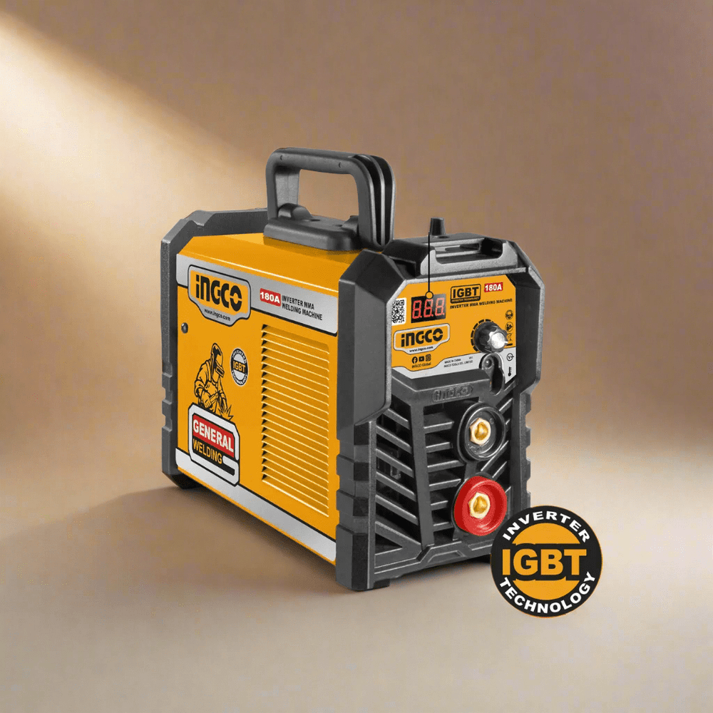 Ingco Welding Machine & Accessories Ingco 180A Inverter MMA Welding Machine with IGBT Technology – ING-MMA18028
