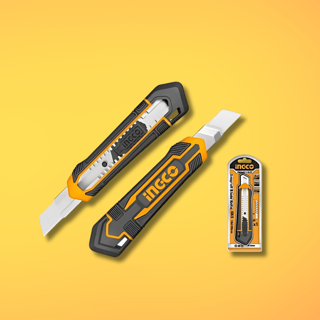 Ingco Multi Tools & Knives Ingco 18mmx100mm Snap-off Blade Knife - HKNS11815