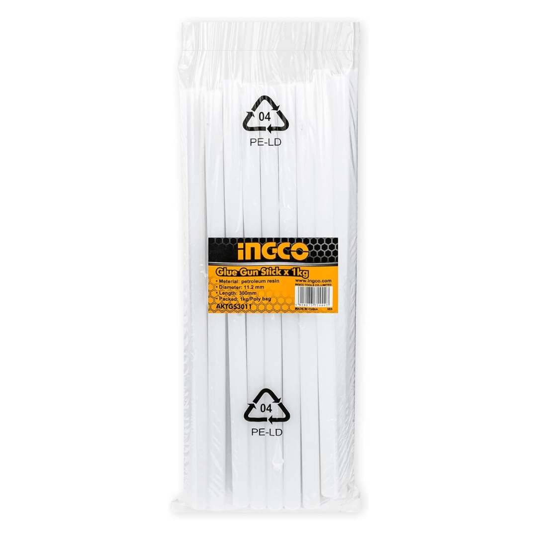 Ingco Glue Sticks Ingco 1kg Glue Gun Stick 11.2mm x 30cm - AKTGS3011