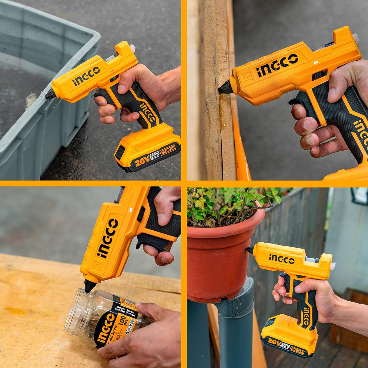 Ingco Glue Sticks Ingco 1kg Glue Gun Stick 11.2mm x 30cm - AKTGS3011