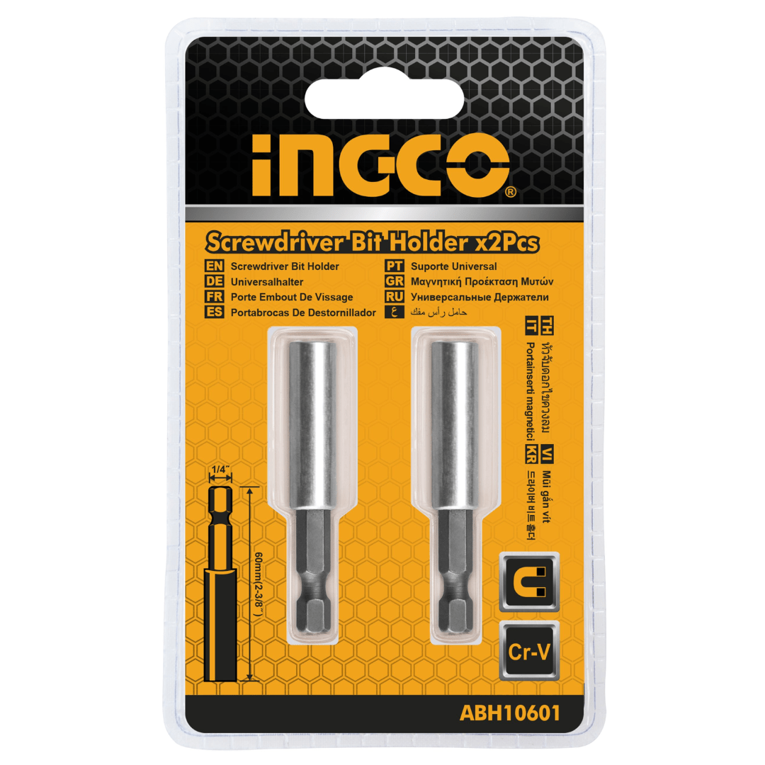 Ingco Screwdriver Bits Ingco 2-Pieces Screwdriver Bit Holder 60mm Set – ABH10601