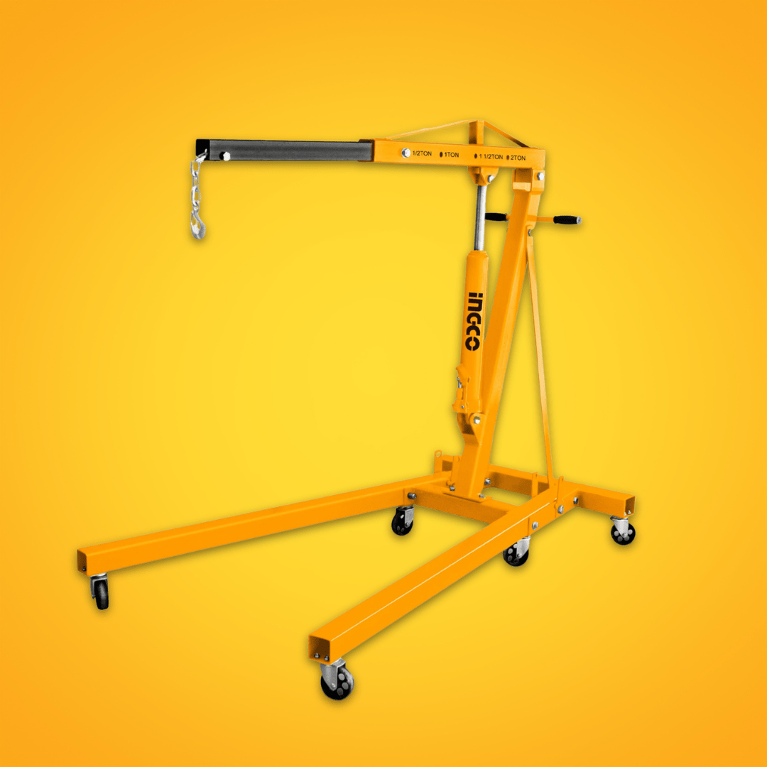 Ingco Towing and Lifting Ingco 2-Ton Hydraulic Engine Crane with Adjustable Lifting Range – HEC21-1 & HEC21-2