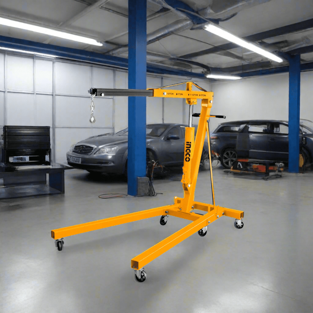 Ingco Towing and Lifting Ingco 2-Ton Hydraulic Engine Crane with Adjustable Lifting Range – HEC21-1 & HEC21-2