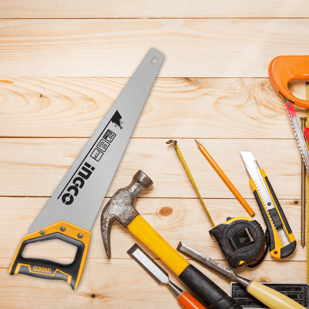 Ingco Hand Saws & Cutting Tools Ingco 20" Hand Saw 500mm with Teeth Protector – HHAS08500