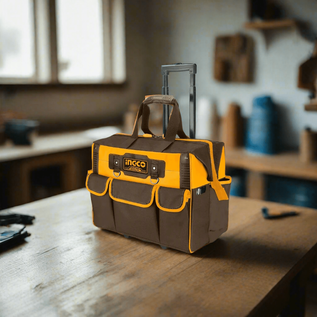 Ingco Tool Boxes Bags & Belts Ingco 20" Rolling Rigid Toll Bag - HRRTB2015