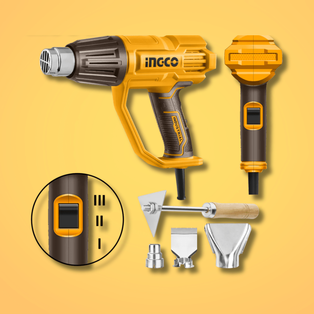 Ingco Heat Gun Ingco 2000W Heat Gun – HG200078