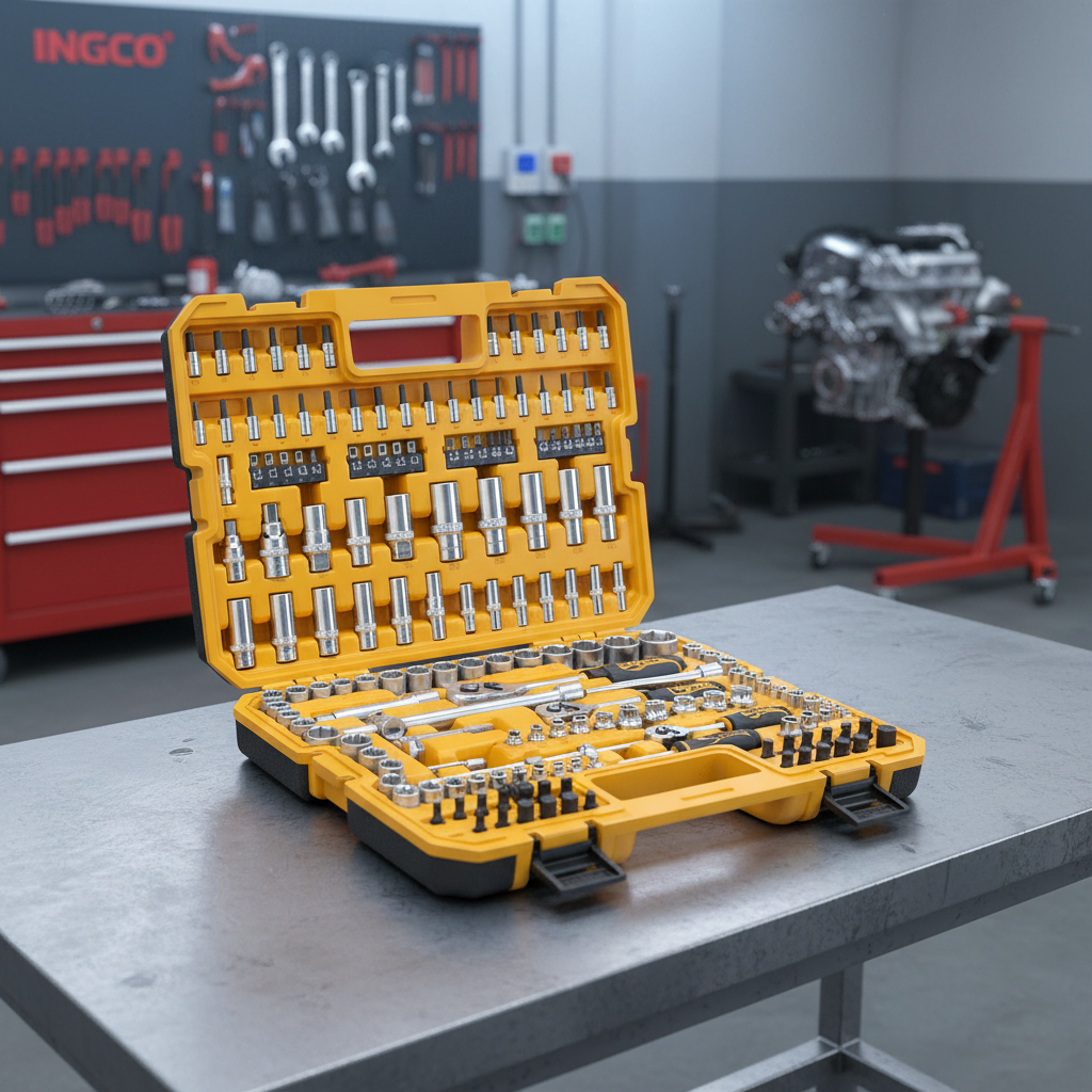 Ingco Sockets & Hex Keys Ingco 201-Piece 1/4" 3/8" & 1/2" Drive Socket Set - HKTS082016