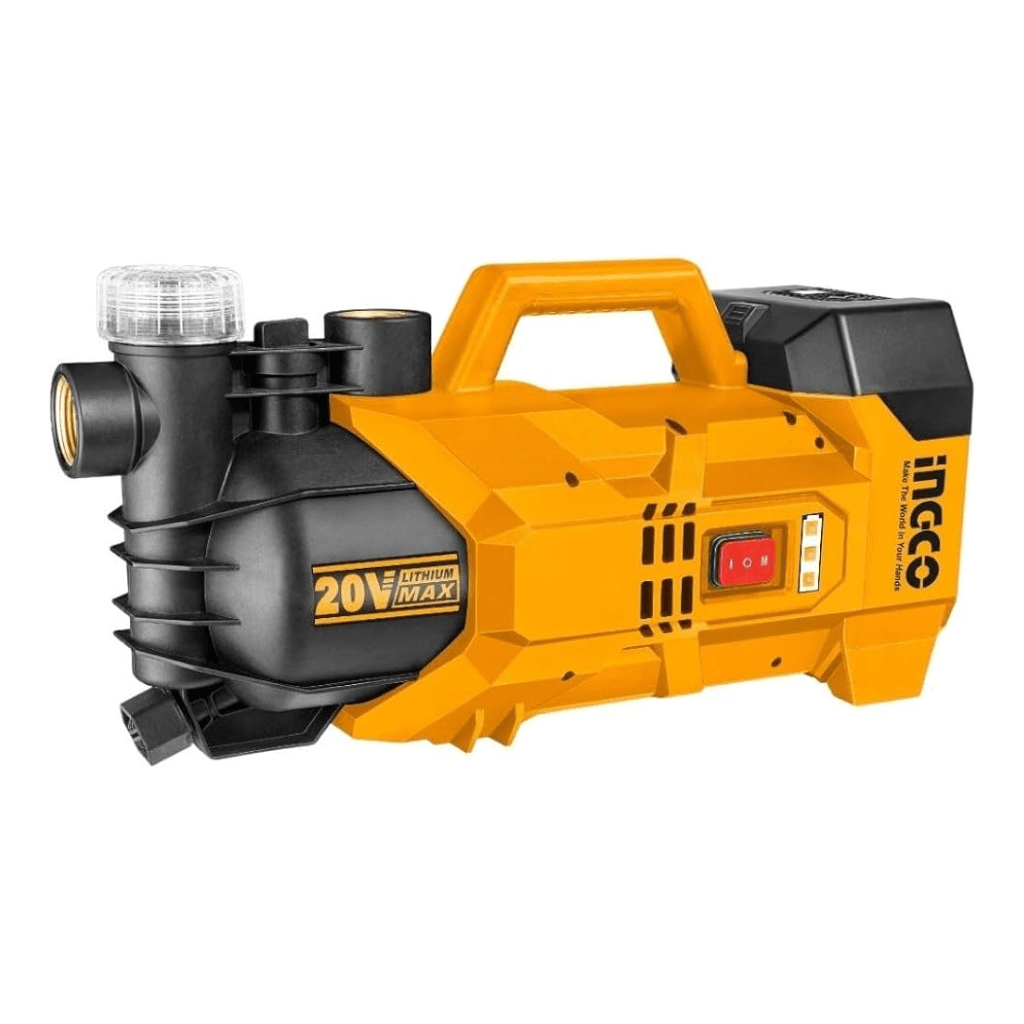 Ingco Peripheral Pumps Ingco 20V 180W Portable Lithium-Ion Cordless Water Pump – GWPLI201801