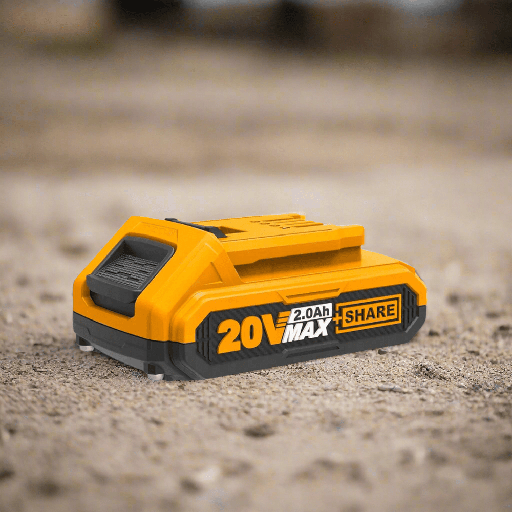 Ingco Batteries & Chargers Ingco 20V 2.0Ah Lithium-Ion Battery Pack with LED Indicator – FBLI20011