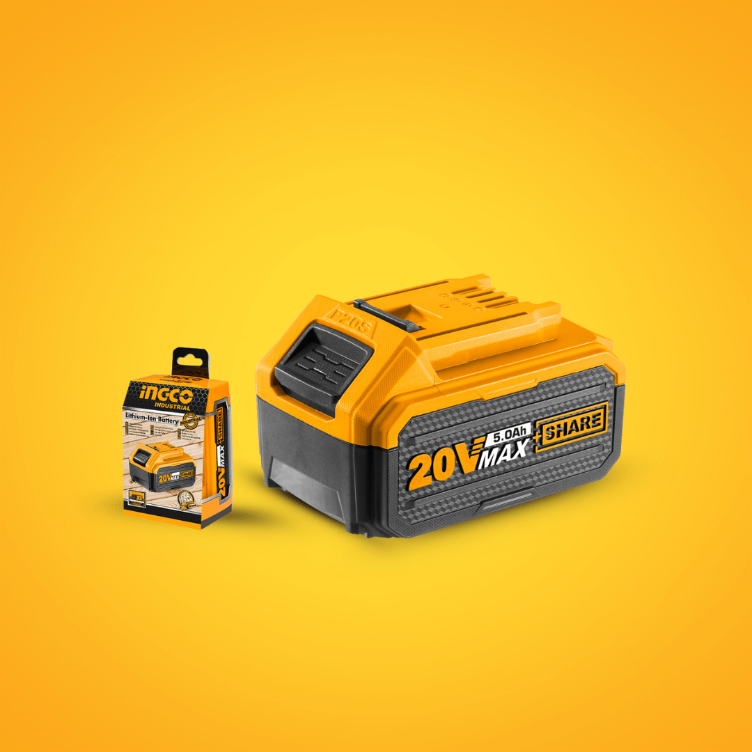 Ingco Batteries & Chargers Ingco 20V 5.0Ah Lithium-Ion Battery Pack - FBLI20031