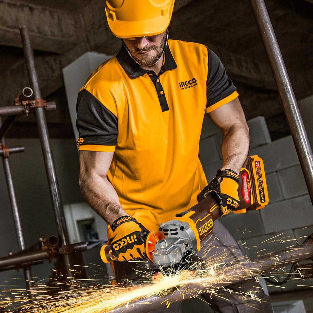 Ingco Grinder Ingco 20V Brushless Motor Cordless Angle Grinder - CAGLI2211532