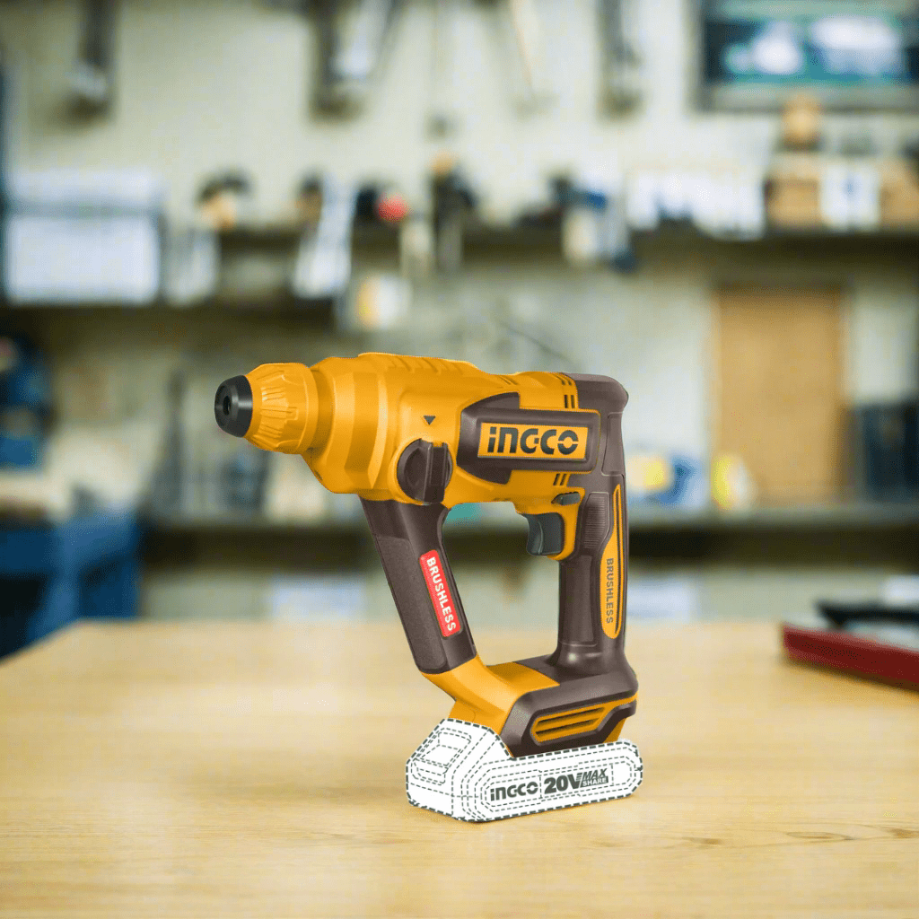 Ingco Drill Ingco 20V Brushless Motor Cordless Rotary Hammer Drill - CRHLI20188