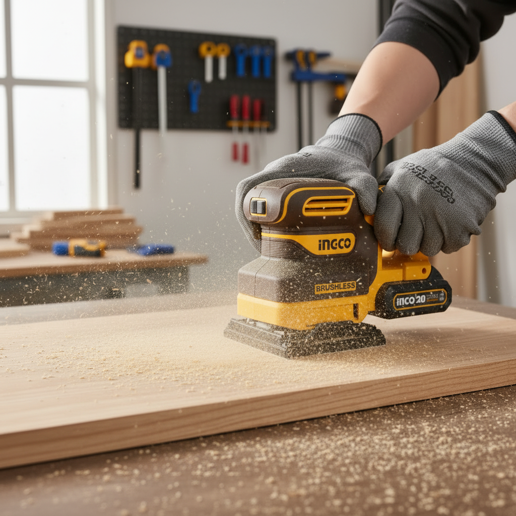 Ingco Grinder Ingco 20V Cordless Brushless Sheet Sander - CSHSLI20241