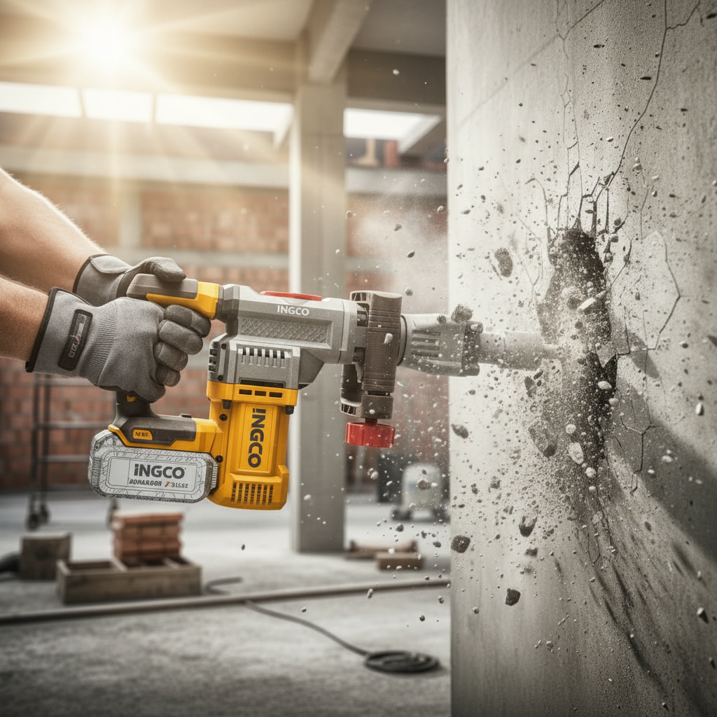 Ingco Demolition Hammer Ingco 20V Cordless Demolition Breaker 35mm Without Battery & Charger - CDBLI20358