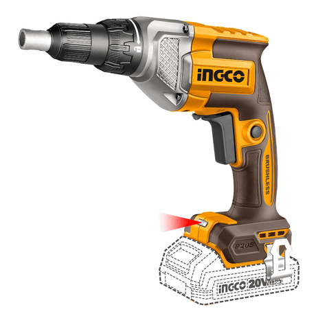 Ingco Powered Screwdriver Ingco 20V Cordless Drywall Screwdriver With Battery And Charger - CDSLI204281