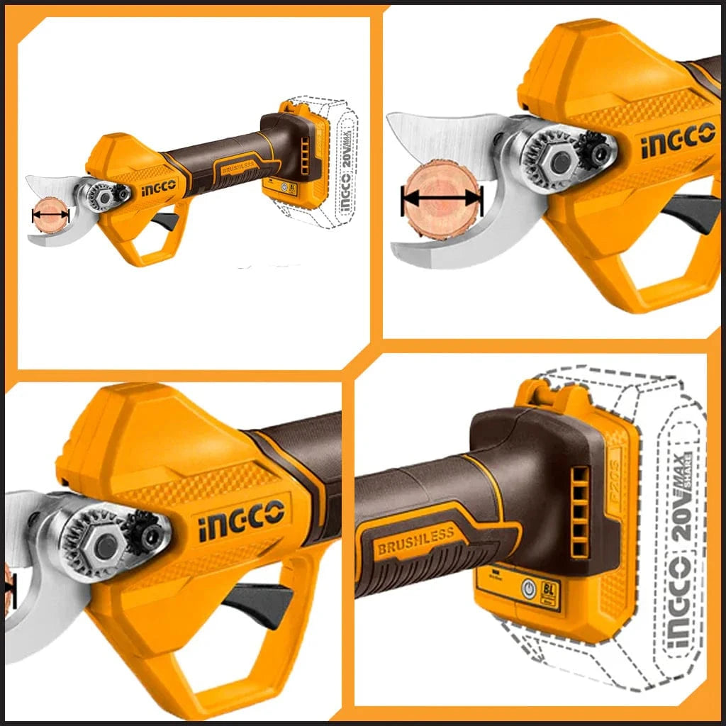 Ingco Specialty Power Tool Ingco 20V Cordless Gauge Straight Shear with Brushless Motor – CSSLI202581